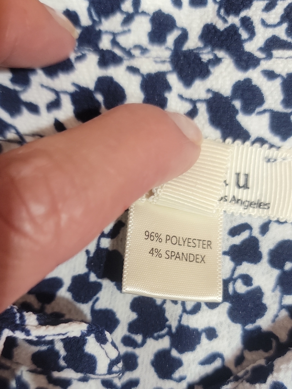 Monteau Blue Floral Button-Front Midi Dress - Picture 11 of 12